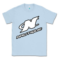 Dusty Blue Nautique Boats Classic Tee - linhVisuals