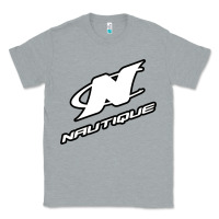 Heather Grey Nautique Boats Classic Tee - linhVisuals