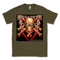 Army Green Megadeath Chains Classic Tee - linhVisuals