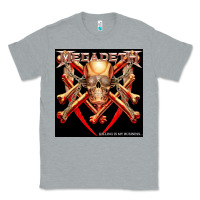 Heather Grey Megadeath Chains Classic Tee - linhVisuals