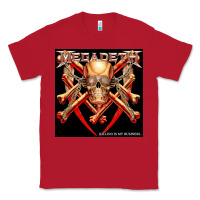 Red Megadeath Chains Classic Tee - linhVisuals