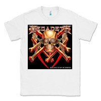White Megadeath Chains Classic Tee - linhVisuals