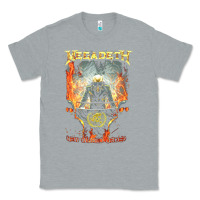 Heather Grey Megadeath World Order Classic Tee - linhVisuals