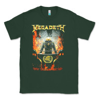 Sports Green Megadeath World Order Classic Tee - linhVisuals