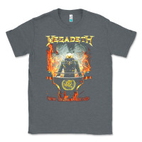 Charcoal Heather Megadeath World Order Classic Tee - linhVisuals