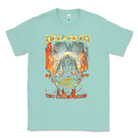Seafoam Megadeath World Order Classic Tee - linhVisuals