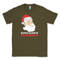 Army Green santa claus is cumming dirty humor Classic Tee - linhVisuals