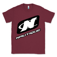 Burgundy Nautique Boats Classic Tee - linhVisuals