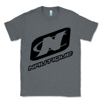 Charcoal Heather Nautique Boats Classic Tee - linhVisuals
