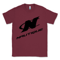 Burgundy Nautique Boats Classic Tee - linhVisuals