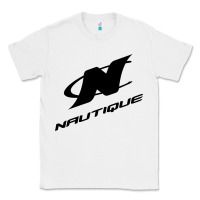 White Nautique Boats Classic Tee - linhVisuals