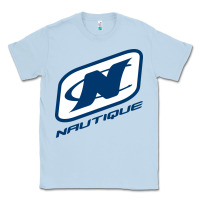 Dusty Blue Nautique Boats Classic Tee - linhVisuals