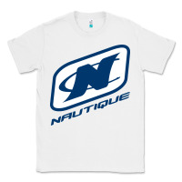 White Nautique Boats Classic Tee - linhVisuals