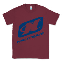 Burgundy Nautique Boats Classic Tee - linhVisuals