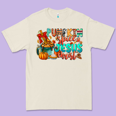 Pumpkin Pie Jesus Christ Premium Tee Designed By Cowhidedigitalart