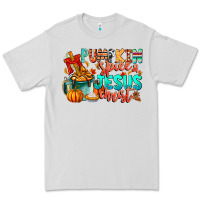Dove Grey Pumpkin pie Jesus Christ Premium Tee - CowhideDigitalArt