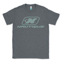 Charcoal Heather Nautique Boats Classic Tee - linhVisuals