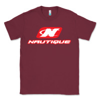 Burgundy Nautique Boats Classic Tee - linhVisuals