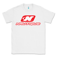 White Nautique Boats Classic Tee - linhVisuals