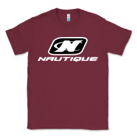 Burgundy Nautique Boats Classic Tee - linhVisuals