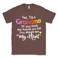 Chestnut grandma t  shirt yes i'm grandma if you think my hands are full t  shi Classic Tee - linhVisuals
