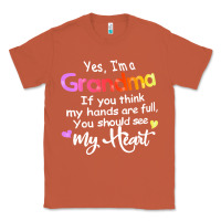 Copper grandma t  shirt yes i'm grandma if you think my hands are full t  shi Classic Tee - linhVisuals