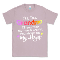 Lilac grandma t  shirt yes i'm grandma if you think my hands are full t  shi Classic Tee - linhVisuals