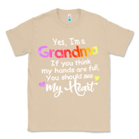 Mushroom grandma t  shirt yes i'm grandma if you think my hands are full t  shi Classic Tee - linhVisuals