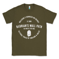 Army Green hadrians wall path england wales hikes tank top Classic Tee - linhVisuals