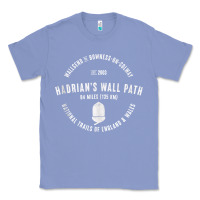 Colony Blue hadrians wall path england wales hikes tank top Classic Tee - linhVisuals