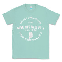 Seafoam hadrians wall path england wales hikes tank top Classic Tee - linhVisuals