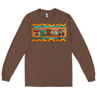 Chestnut texas sunflowers license plate Long Sleeve Tee - Artiststas
