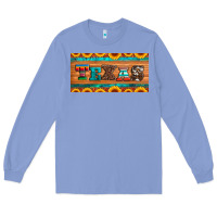 Colony Blue texas sunflowers license plate Long Sleeve Tee - Artiststas