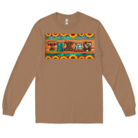 Toasted Coconut texas sunflowers license plate Long Sleeve Tee - Artiststas