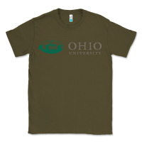 Army Green The ohio university Classic Tee - linhVisuals