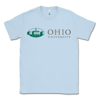Dusty Blue The ohio university Classic Tee - linhVisuals