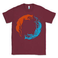 Burgundy spirit of the north Classic Tee - linhVisuals