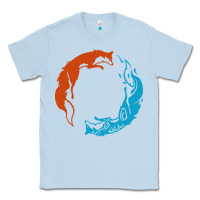 Dusty Blue spirit of the north Classic Tee - linhVisuals