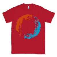 Red spirit of the north Classic Tee - linhVisuals