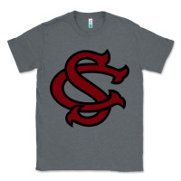 Charcoal Heather usc baseball Classic Tee - linhVisuals