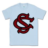 Dusty Blue usc baseball Classic Tee - linhVisuals