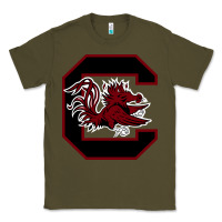 Army Green the gamecocks athletics Classic Tee - linhVisuals