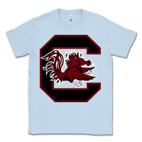 Dusty Blue the gamecocks athletics Classic Tee - linhVisuals