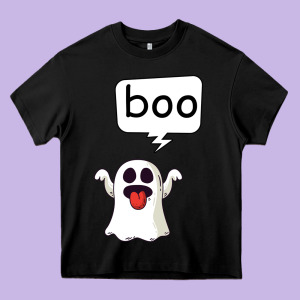 Boo Heavy Core Tee Designed By Bettercallsaul