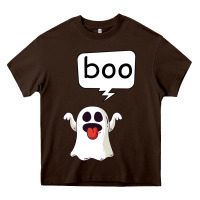 Chocolate Brown Boo Heavy Core Tee - Bettercallsaul