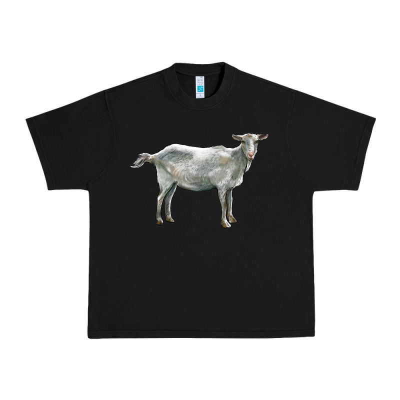 Saanen Goat Urban Heavy Tee by LillyAllenDesigns | Teevron
