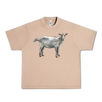 Burro saanen goat Urban Heavy Tee - LillyAllenDesigns