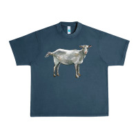 Midnight Navy saanen goat Urban Heavy Tee - LillyAllenDesigns
