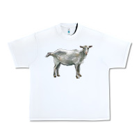 White saanen goat Urban Heavy Tee - LillyAllenDesigns