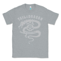 Heather Grey tail of the dragon Classic Tee - linhVisuals
